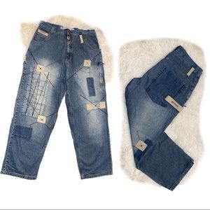 Vintage original patch work PACo jeans